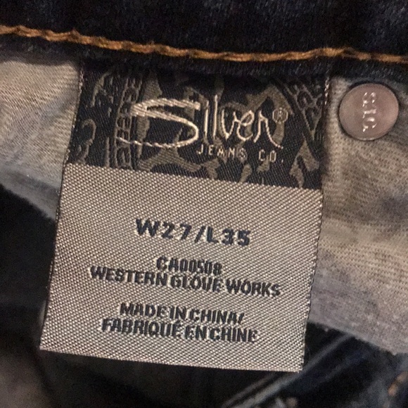 Silver Aiko bootcut size 27 x 35 - Picture 3 of 3